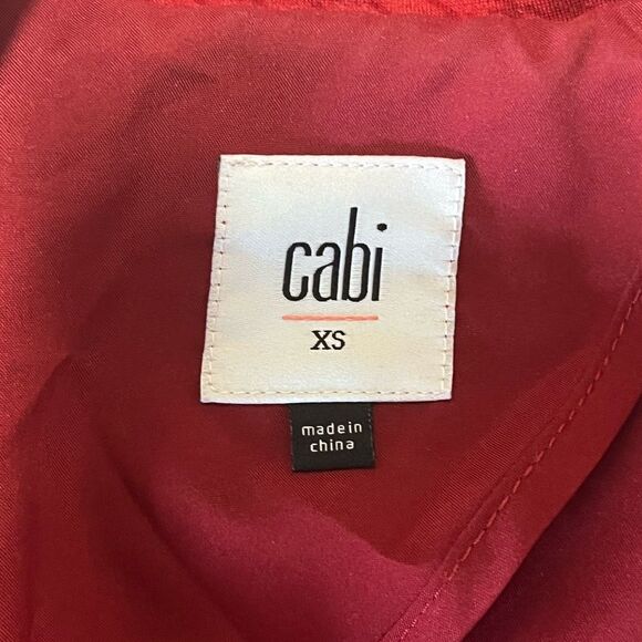 Cabi | Red Square Houndstooth One Button Celebration Holiday Jacket XS - Picture 11 of 11